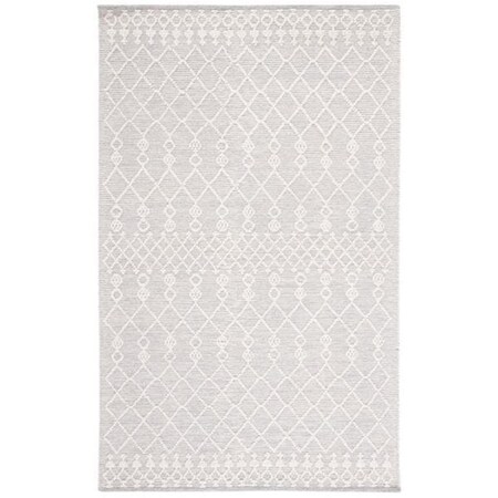 Safavieh 5 x 8 ft. Natura Contemporary & Global Rectangle Hand Woven Rug Ivory & Grey NAT831F-5